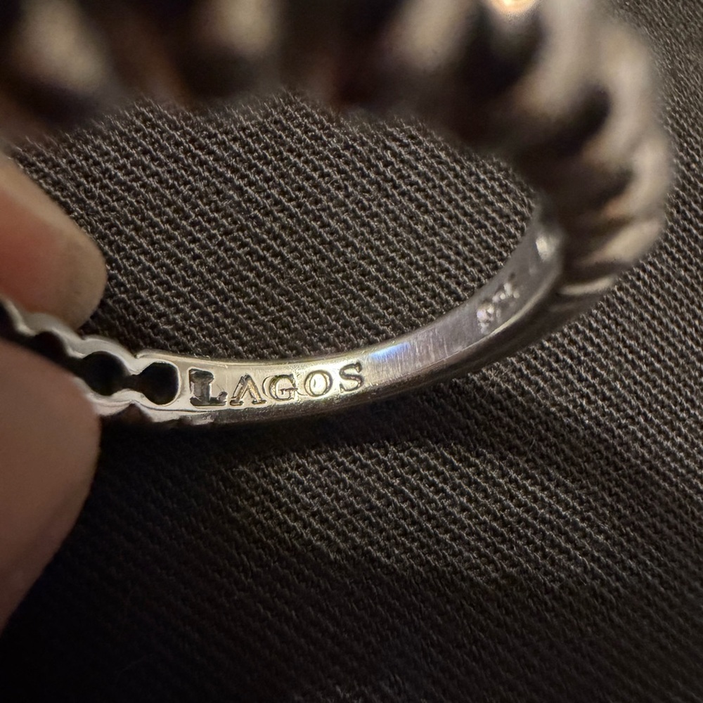 LAGOS Silver Fluted Caviar Ring - Picture 6 of 6